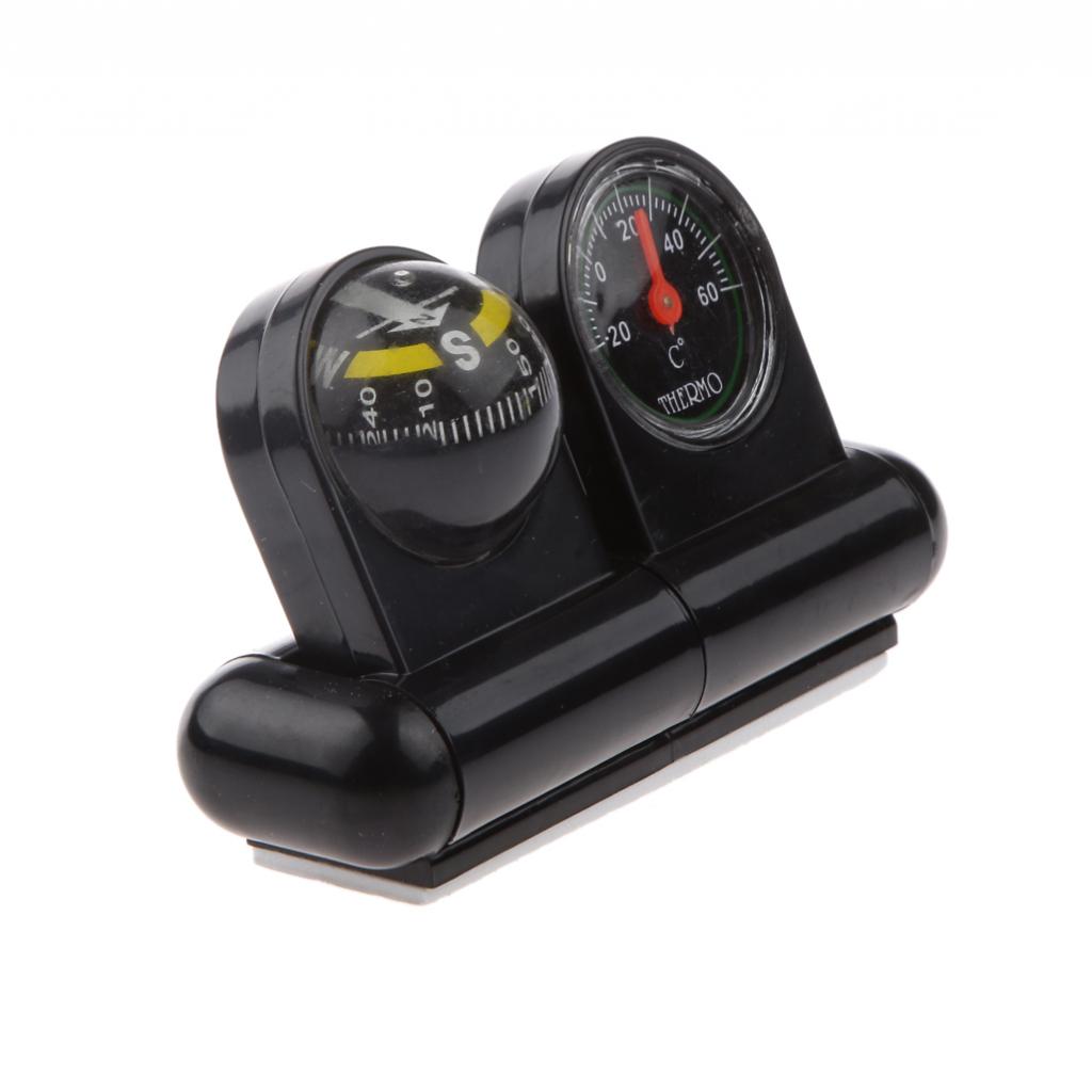 Car Compass Spherical Compass for Boating Hiking Travel, 8.9 X 3 X 5.4 Cm