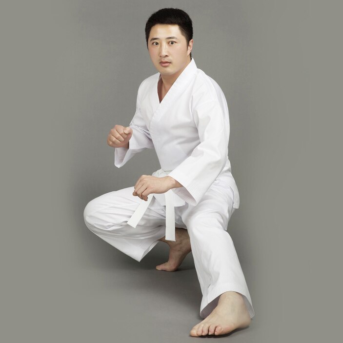 Dobok niño adulto uniforme de karate traje de Taekwondo, WTF kick boxeo marcial MMA arte ropa de entrenamiento dobok 55% de kimono de algodón
