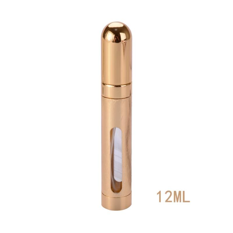 Mini Draagbare Navulbare Parfum Spray Fles Aluminium Make-Up Water Verstuiver Fles Lege Container Reizen Parfum Fles Gereedschap: golden