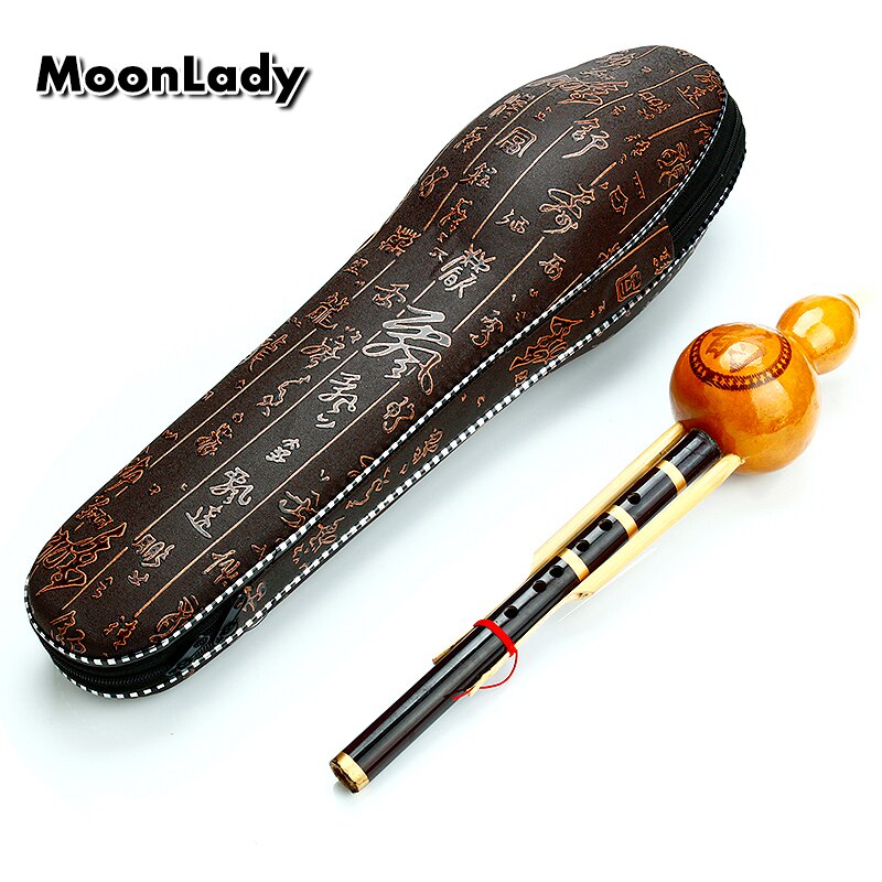 Cucurbit Fluit Hulusi Chinese Traditionele Instrument Bamboefluit Hulusi Wind Instrument te Leren