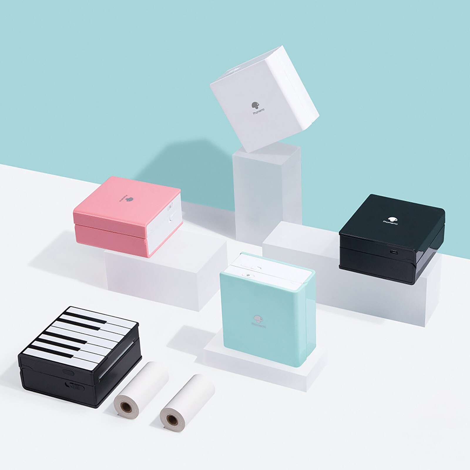 Photobooth Props Pocket Mobile Phone Photo Printer Mini Thermal Home Photo Printer Graduation Party Decoration Props