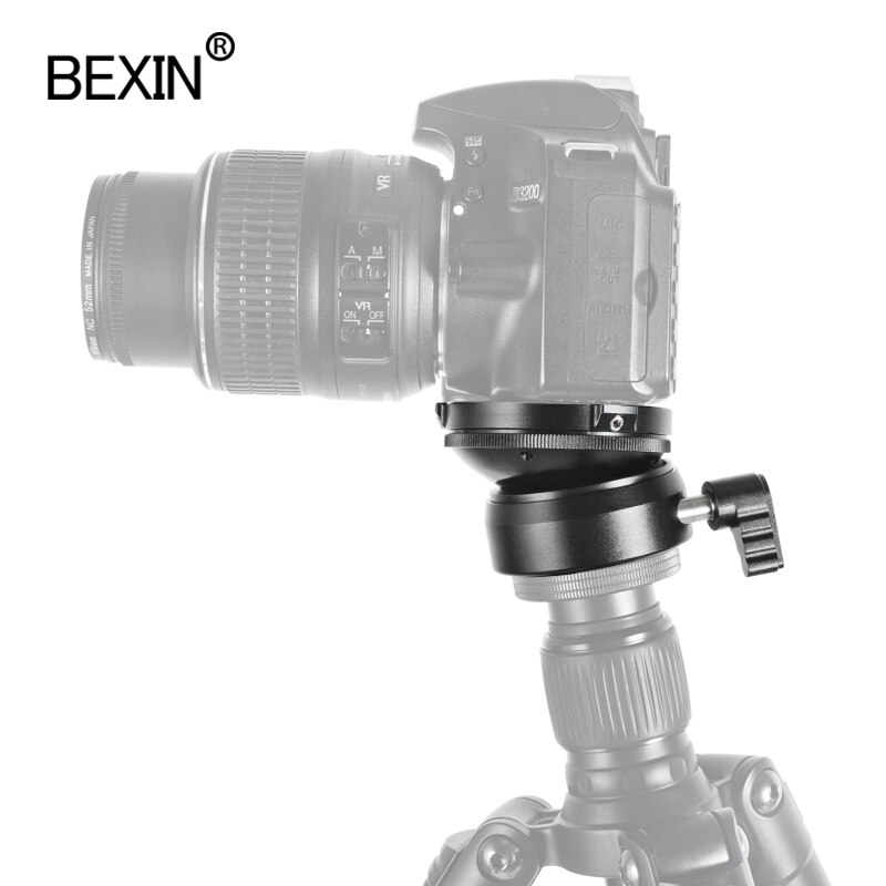 Appareil photo trépied tête ajusteur rotateur base de tir niveladora tripode adaptateur de dégagement rapide pour appareil photo reflex numérique trépied