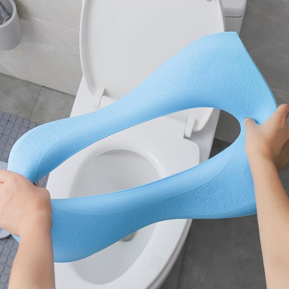 Eva Wc Cover Badkamer Warmer Toilet Seat Eva Waterdichte Toilet Seat Cover Pad Waterdicht Verwijderbare Toiletbril Pad