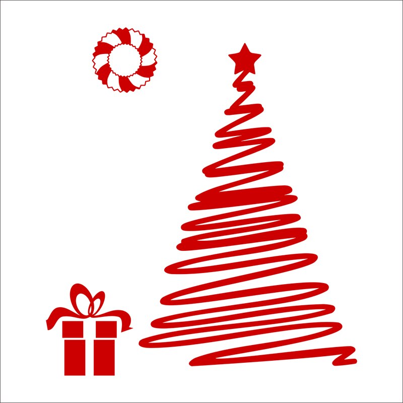 Merry christmas tree wallstickers christian for home decor stue diy butikkvindu glass vinyl festival veggmaleri kunst xmas