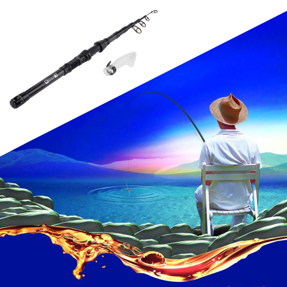 1.8-2.7m Carbon Portable Telescopic Fishing Rod Outdoor Lure Fishing Tackle-192604