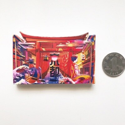 BABELEMI Vietnam India Japan Korea North Korea Fridge Magnets 3D Refrigerator Magnet Sticker Travel Souvenir Kitchen Decoration: White