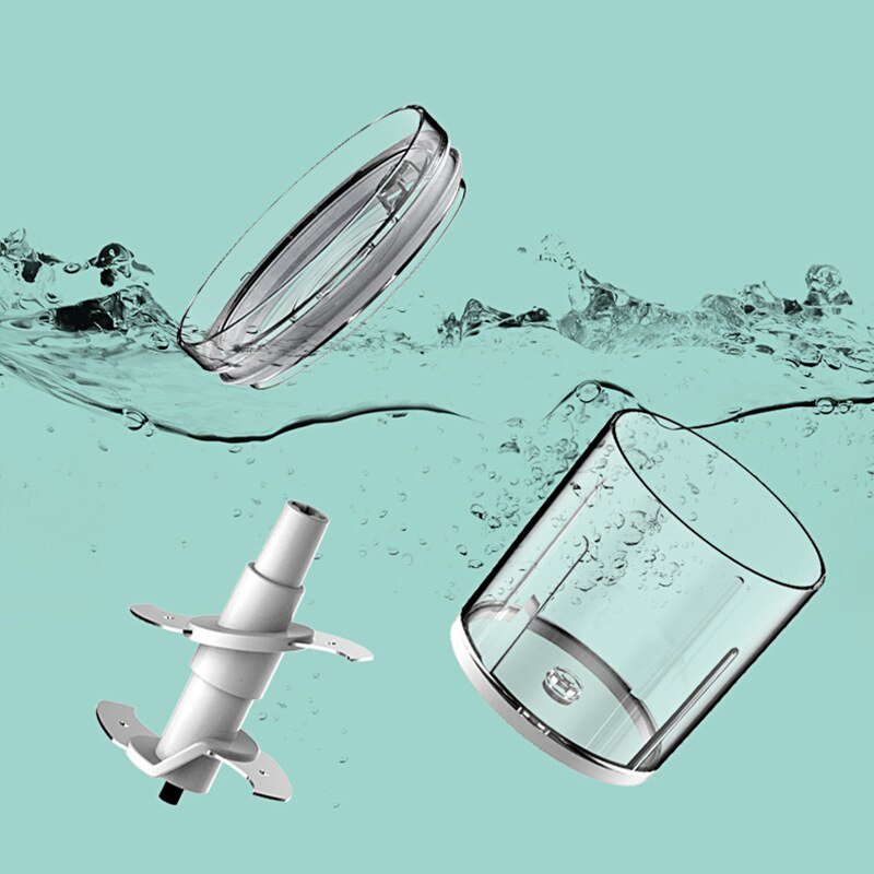 Elektrisk barnmatsmaskin glas babyfrukter grönsaker blender säkerhet praktisk mini bärbar multifunktionell juicepress