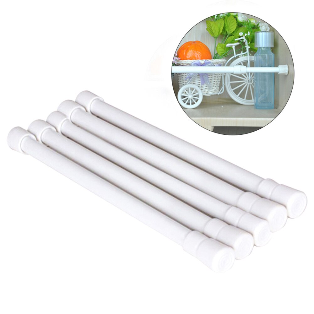 Barre De Douche Extensible Réglable 30-50 Cm WGFOIP | Tringle à Tension En Acier Inoxydable, Charge 1 Kg | Pour Rideau De Douche, Fenêtre, Rangement - 9