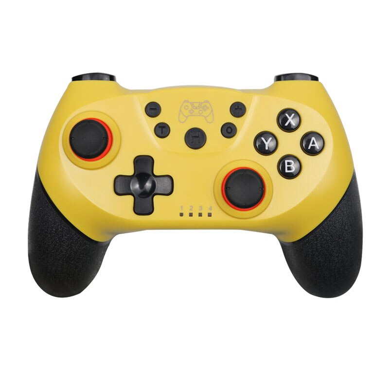 Interruptor sem fio bluetooth pro controlador gamepad para nintendo switch para ns console joystick controle sem fio: Yellow