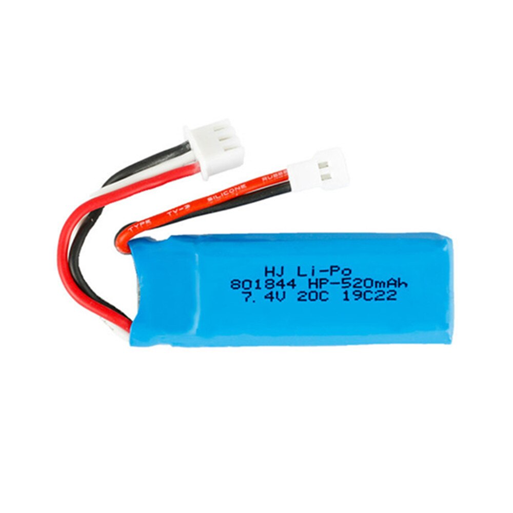 7,4 v 520mah 20C lipo batería + cargador conjunto para Wltoys XKA600 K969 K979 K989 K999 P929 P939 A202 A212 Rc coche avión partes