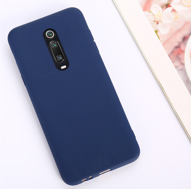 Para Xiaomi Mi 9T Pro versión Global funda de silicona suave para Xiaomi Mi9T MI 9 T Pro Redmi K20 fundas de teléfono Coque a prueba de golpes: ABS / Azul