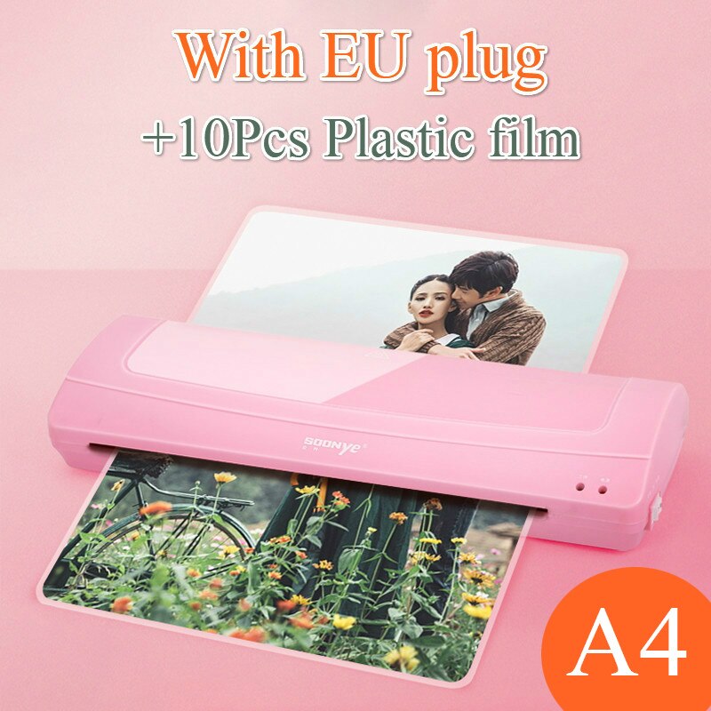 A4 foto laminering papir film dokument termisk og kald hurtig film laminering plastificadora maskin trimmer cutter