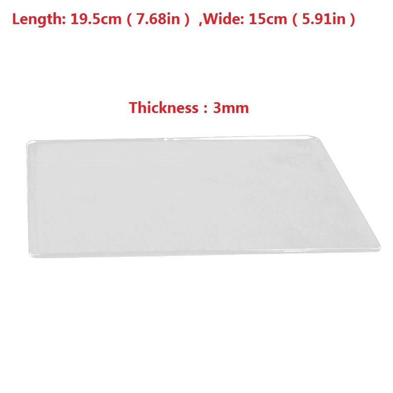 DIY Scrapbooking Die-Cut Machine Plate 3MM/5MM Die Cutting Embossing Machine Plate Replacement Pad