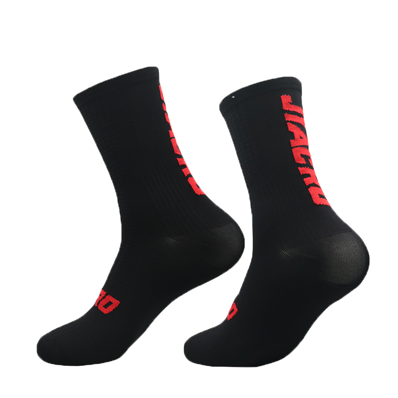 1 paar fietssokken van compressie herenfiets buiten heren hardlopen professionele sport hardlopen: Rood