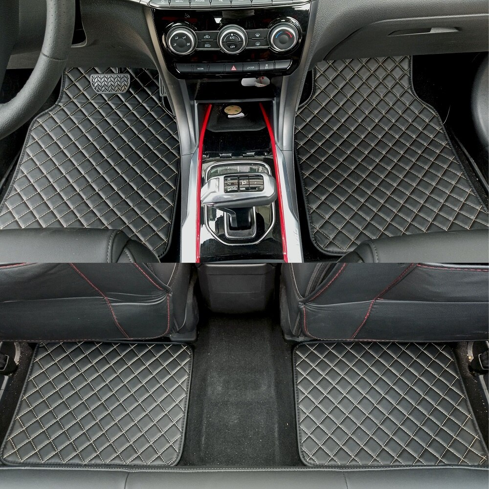 ZHAOYANHUA Universal car floor mats for all models Peugeot 206 207 307 308sw 3008 408 4008 508 rcz Car styling