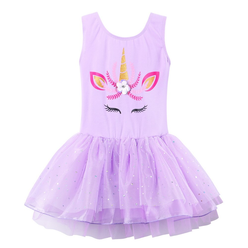 BAOHULU Pink Cotton Ballet Dress Dance Tutu Lace Tulle Leotard Sleeveless Ballerina Performance Gymnastics Leotards: B220 Purple / XL