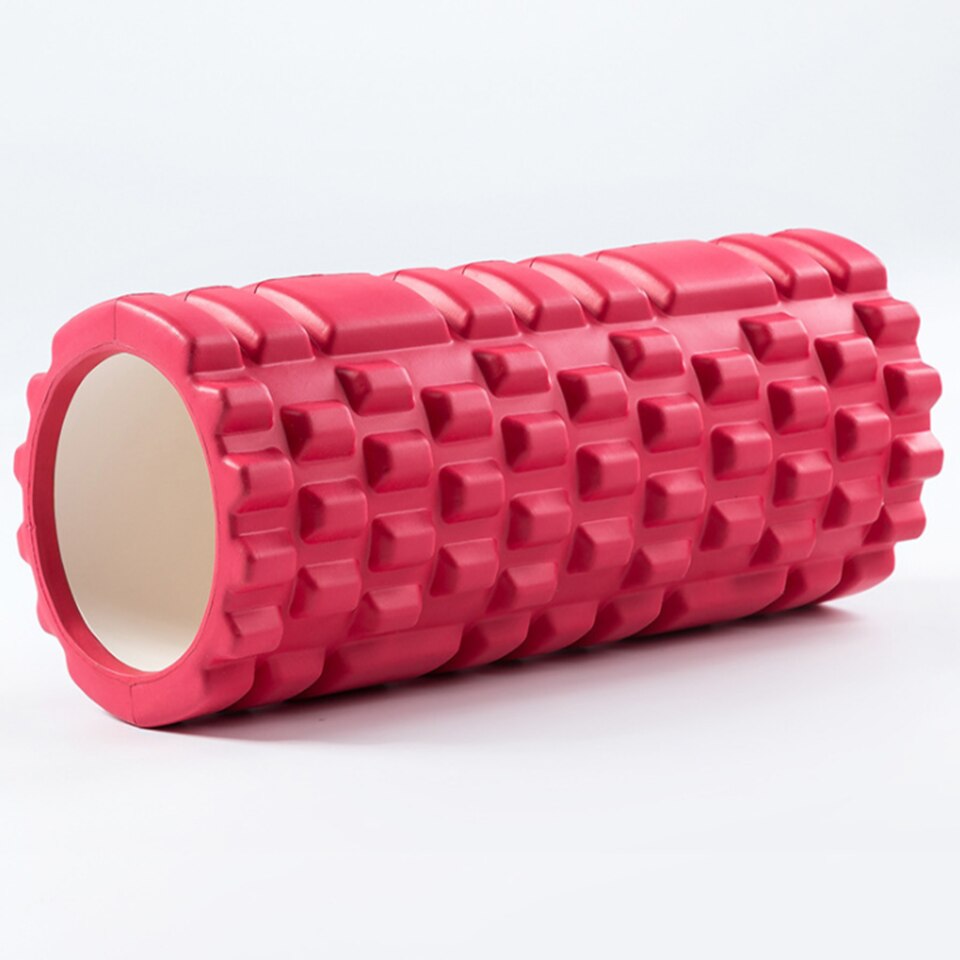 33cm Yogablock - Pilates Skumrulle för Träning och Muskelmassage: RÃÂ¶d