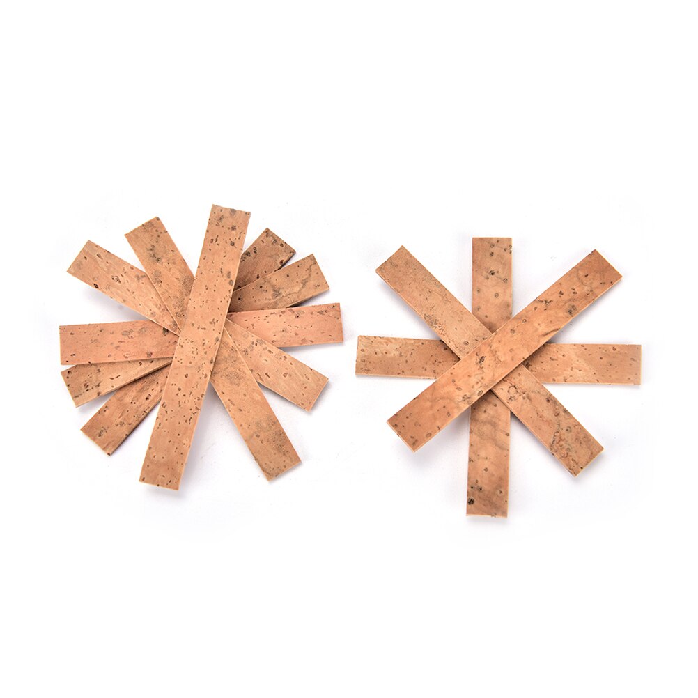 10Pcs clarinet cork sheet Saxophone Joint Corks Musical Instruments Flute Sheet Cork 81 x 11 x 2 mm
