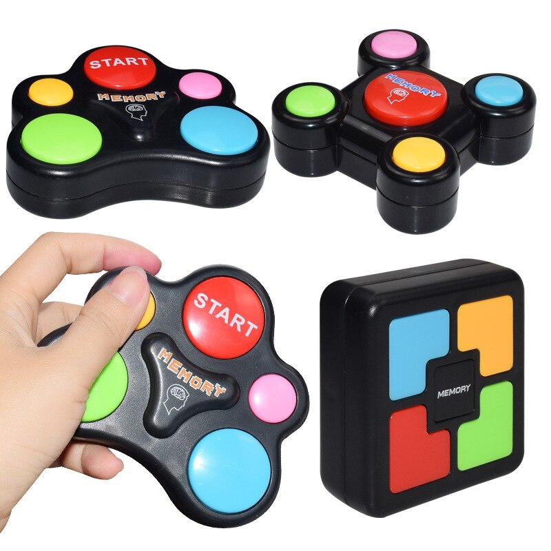 Children'S Educational Memory Game Machine LED Light And Sound Multi-Person Interactive Toy Training Hand-Brain Coordination