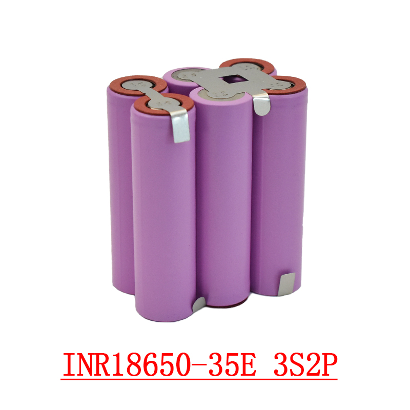 20A 18650 35E 3500mAh 7000mAh 3S 4S 5S 6S 8S 7.4V 12.6V 14.8V 18V 25.2V 29.6V voor Schroevendraaier Batterijen Lasappakket: Sky Blue
