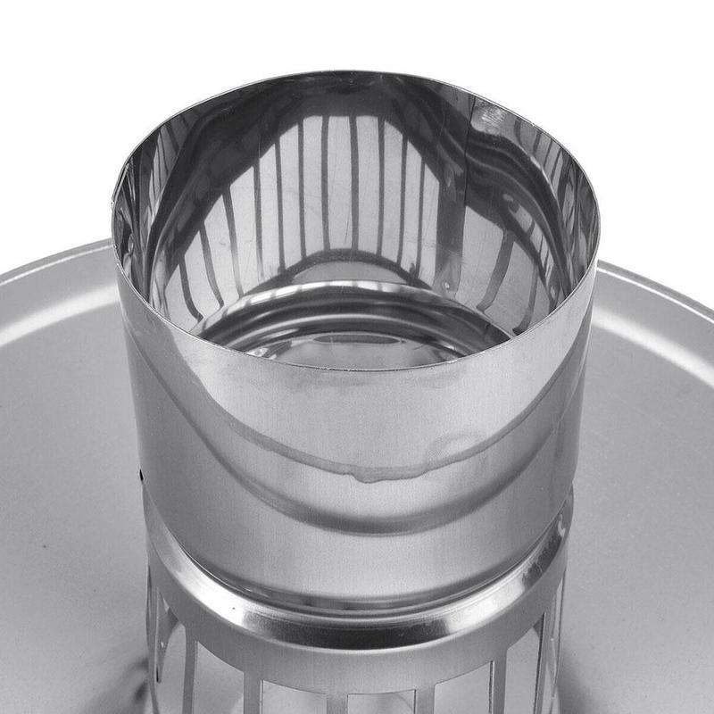 Tapa impermeable para techo con forma de seta, tubos de hierro galvanizado de 100/150/200mm para capó, escape, ventilación, chimenea, M9Q5