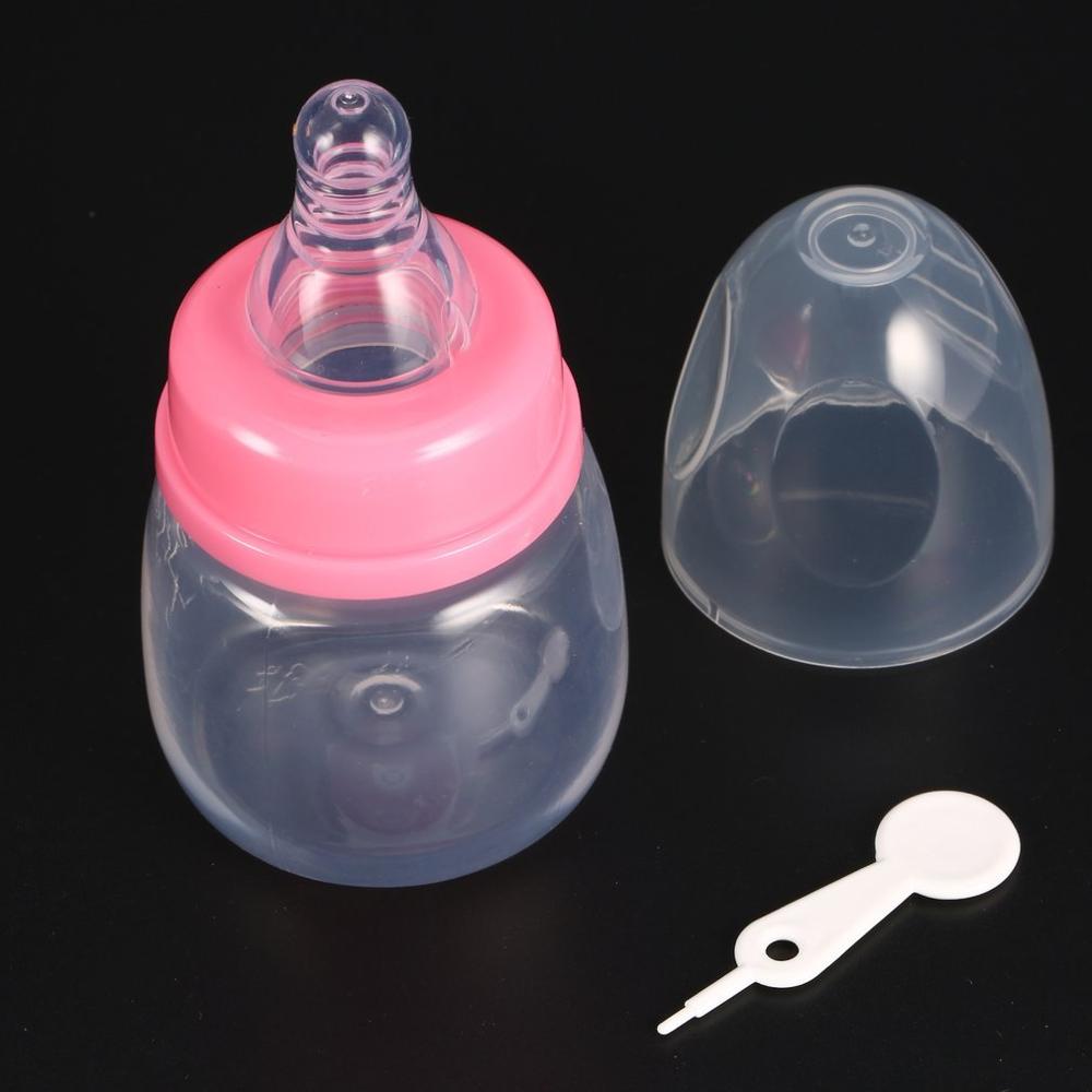 Infant Baby Feeding 0-18 Months Feeder 60ML PP Nursing Juice Milk Mini Hardness Bottle Baby Bottles And Nipples Brand: white