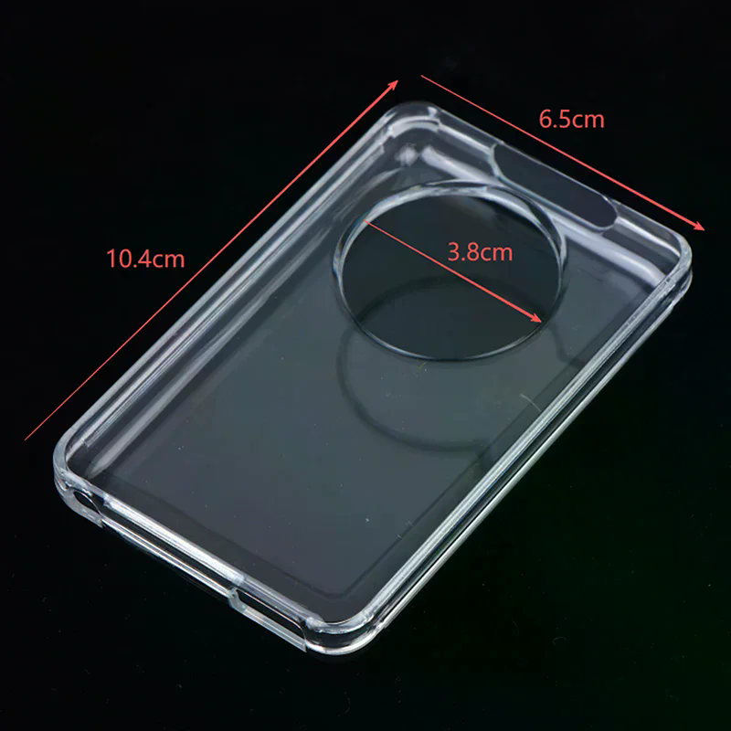 (Thin Version /5TH+ 6Th ) Protector For IPod Classic 6th Gen 120GB 160GB 80GB / 5th 30GB Crystal Clear Hard Cover Case