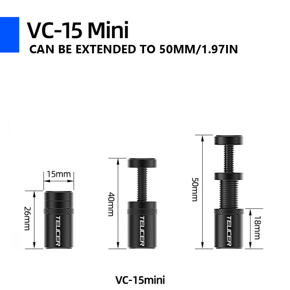 Support Vertical pour carte graphique GPU, vis rotative télescopique réglable en alliage d'aluminium: RED