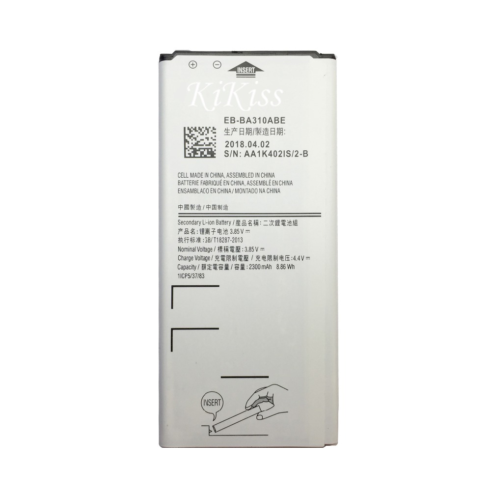 Polymer Li-ion Battery 2300mAh For Samsung GALAXY A3 Edition A310 SM A310F A3100 EB BA310ABE Battery EB-BA310ABE