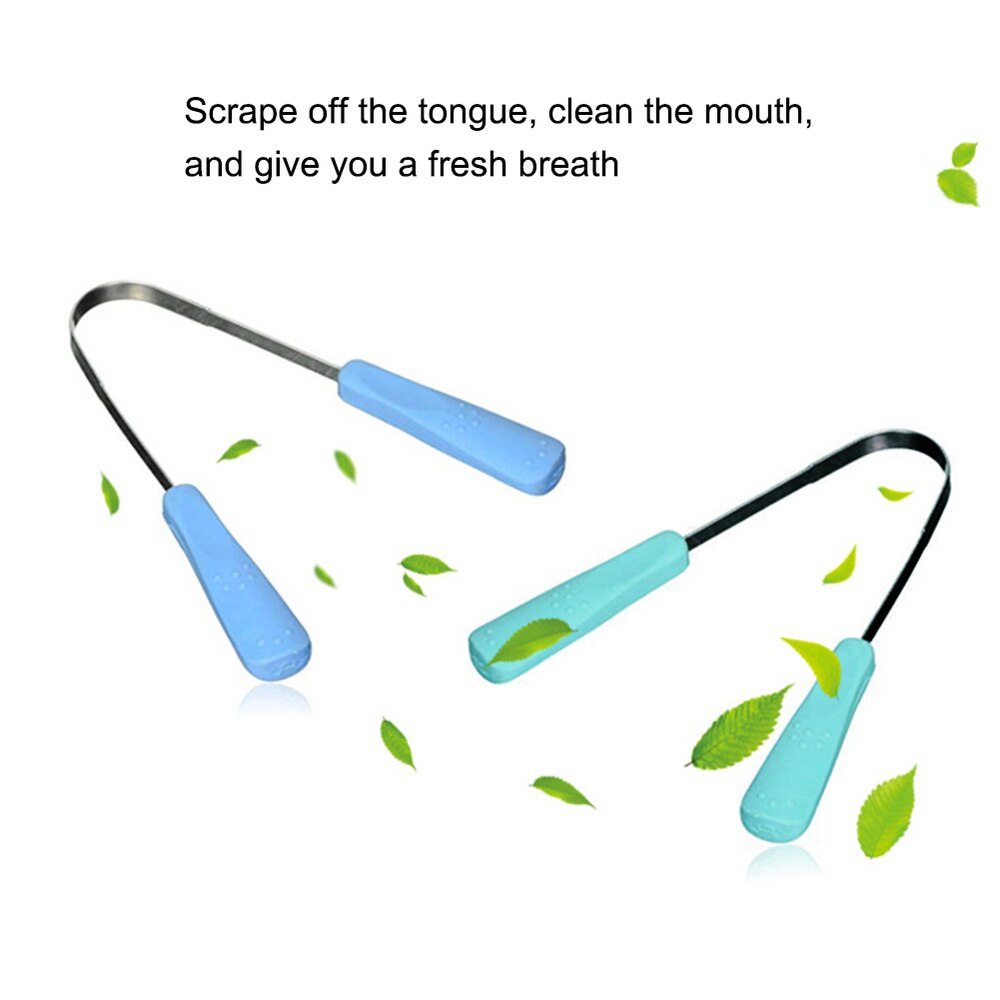 1 Pc Tong Borstel Tong Cleaner Rvs Schraper Reinigen Tong Schraper Voor Oral Care Mondhygiëne Houden Frisse Adem j11