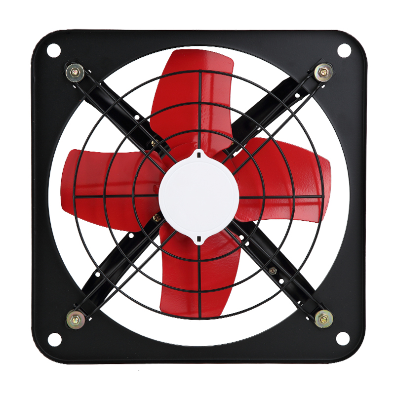 Fresh Air Exhaust Fan Household Bathroom Warehouse Large Wind Ventilator High Efficiency Black