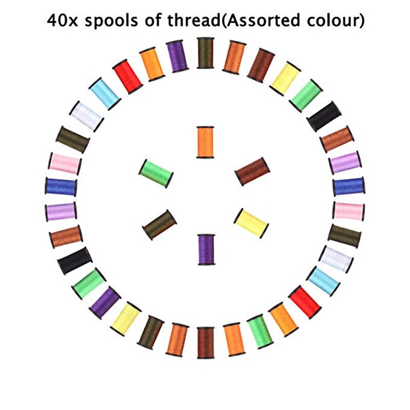 DIY Sewing Box Multi-function Travel Sewing Kit Needle Thread Threader Tape Scissor Storage Bag Sewing Set 27/128pcs