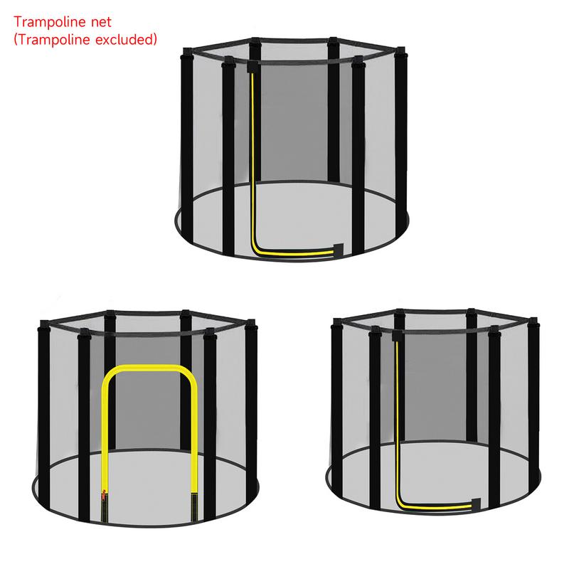 6-polig 1.2/1.4 m rund Kinder Mini-Trampolin gehäuse Netz polster wetterfester Trampolin-Netzwerks chutz