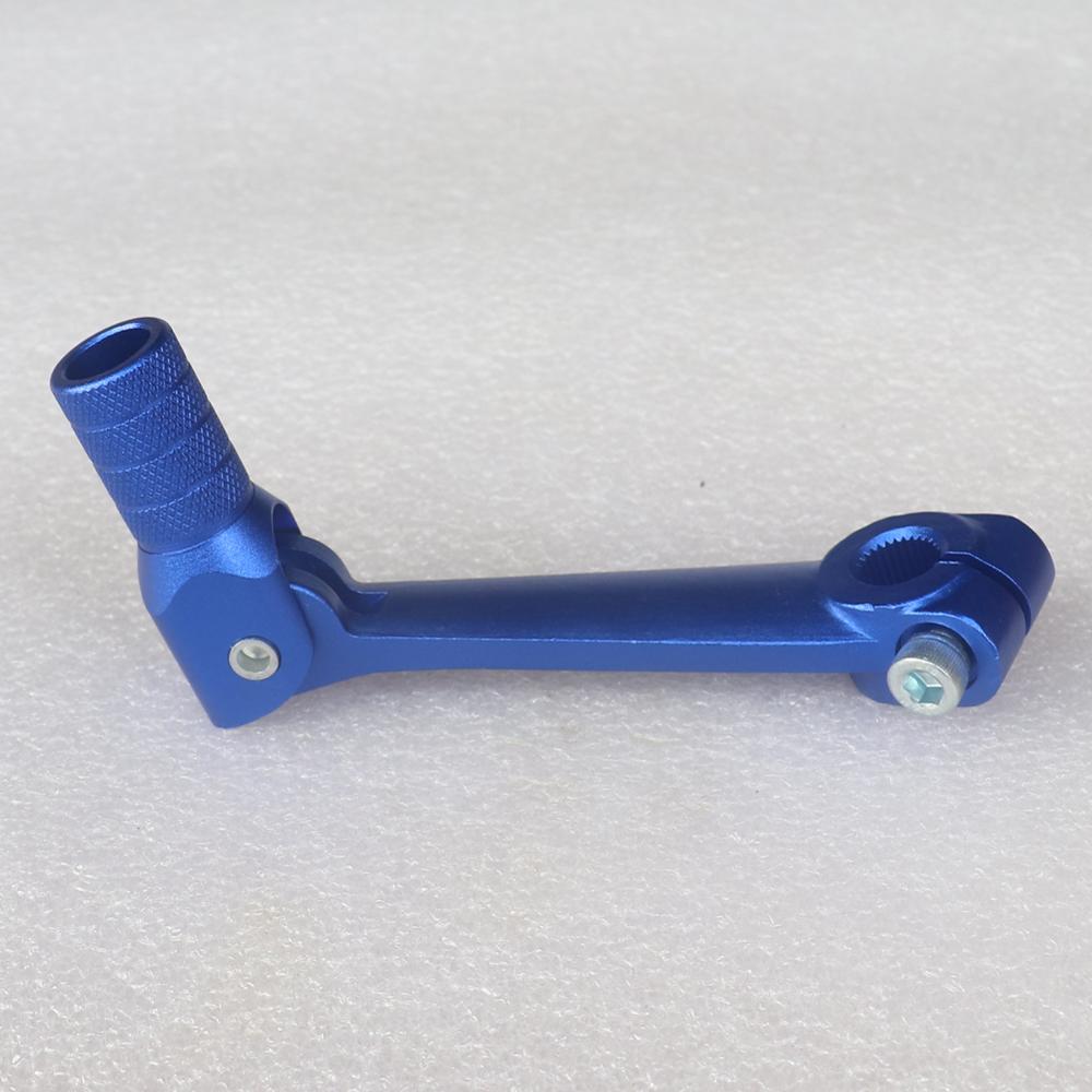 Folding CNC Aluminum Gear Shift Lever Gear Shift Lever For Kayo T2 T4 T4L ATV Dirt Bike Pit Bikes Gear Lever Motorcycle: blue