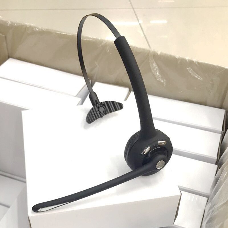 Head-mounted mono game operator office Bluetooth headset with microphone