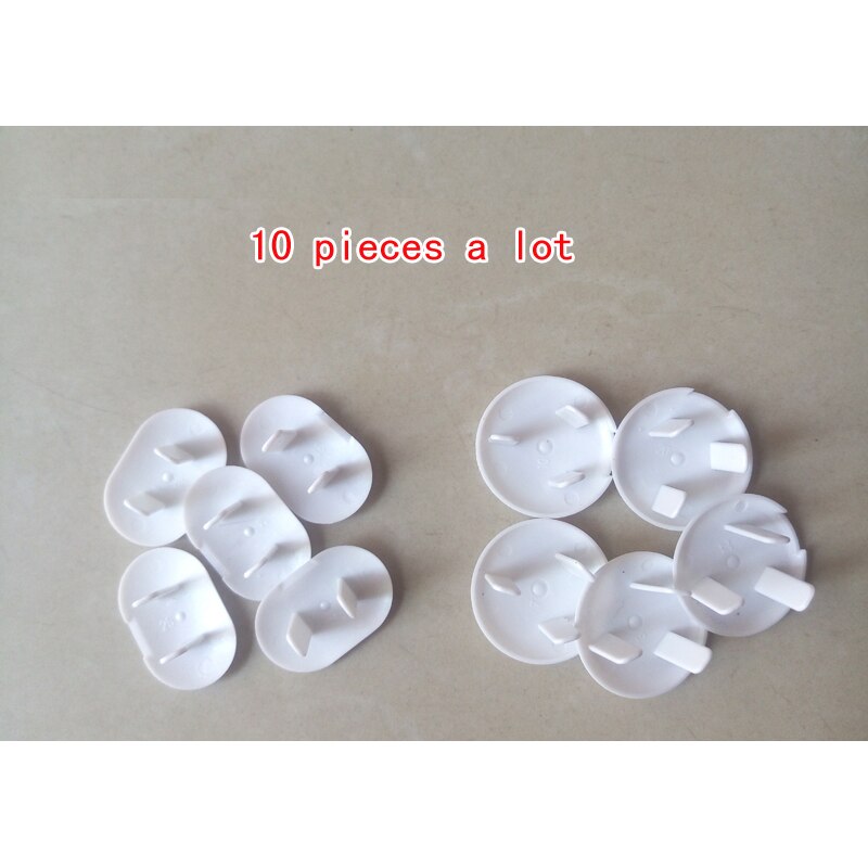 10 Pieces Set American Standard Electrical Safety 2 3 Hole Electric Socket Protector Outlet Plug Children Baby Safety Appliance