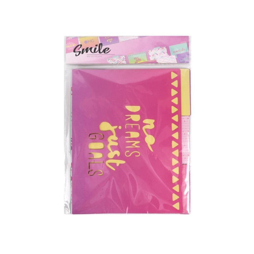 9 pièces A4 papier porte-fichiers séparateur Page Index papier papier protecteur papier dossier protéger Document sac organisateur