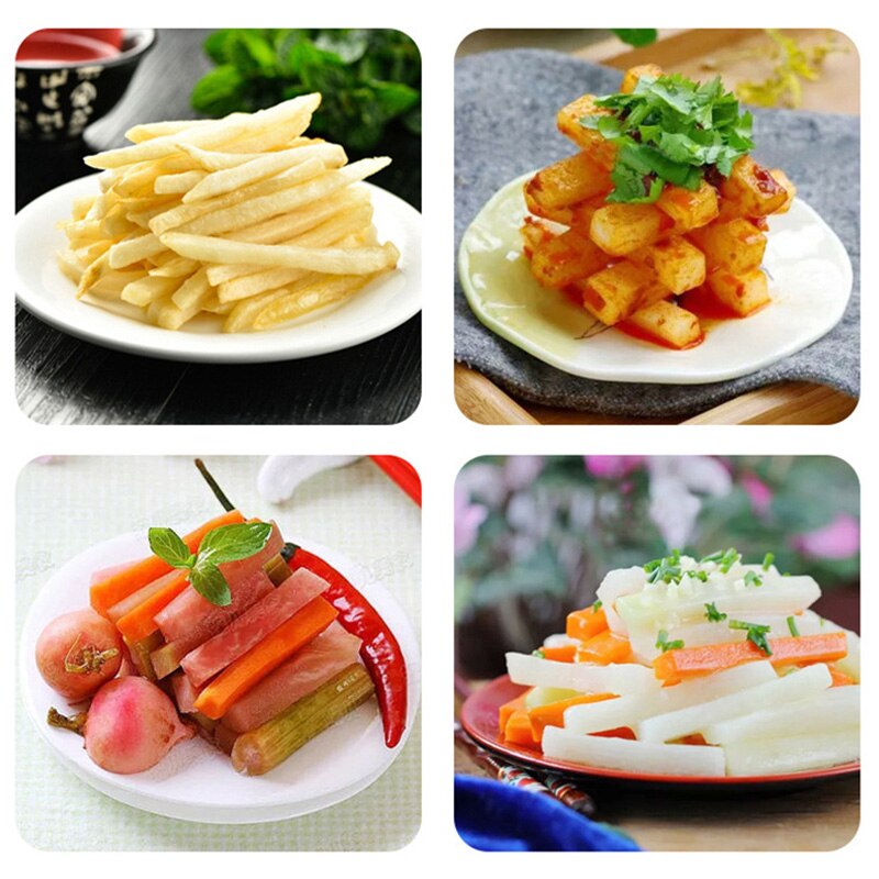 Pommes frites i rostfritt järn potatisflis för morötter veggie pinnar halkfria sugkuddar nds