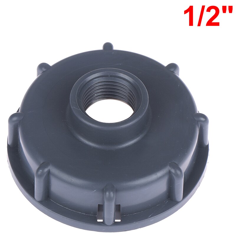 Durable Ibc Tank Fittings S60X6 Coarse Threaded Cap 60Mm Female Thread To 1/2 ", 3/4", 1 "Adapter Connector Deep Gray: C