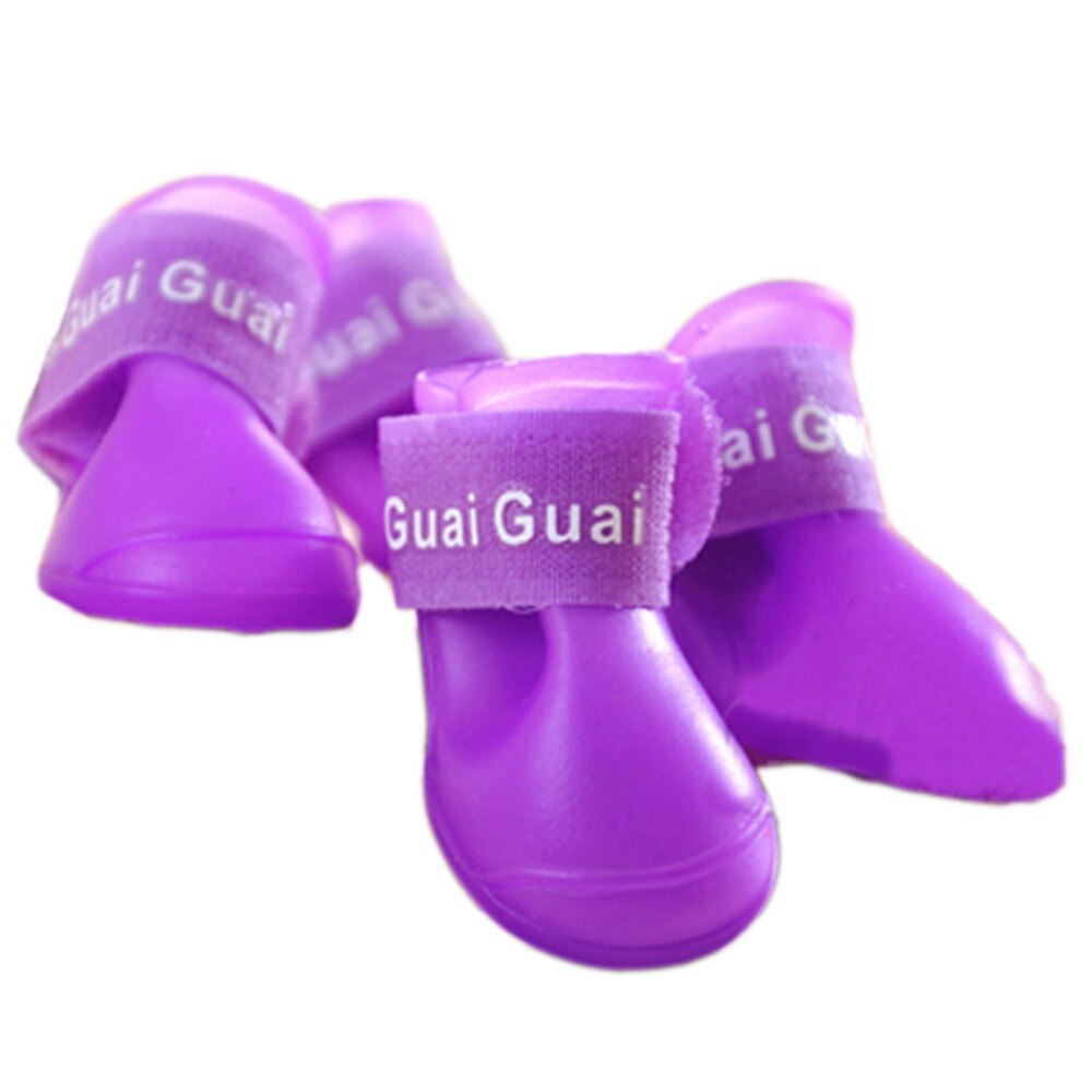 Huisdieren Hond Snoep Kleuren Laarzen Waterdicht Beschermende Rubber Pet Rain Schoenen Laarsjes