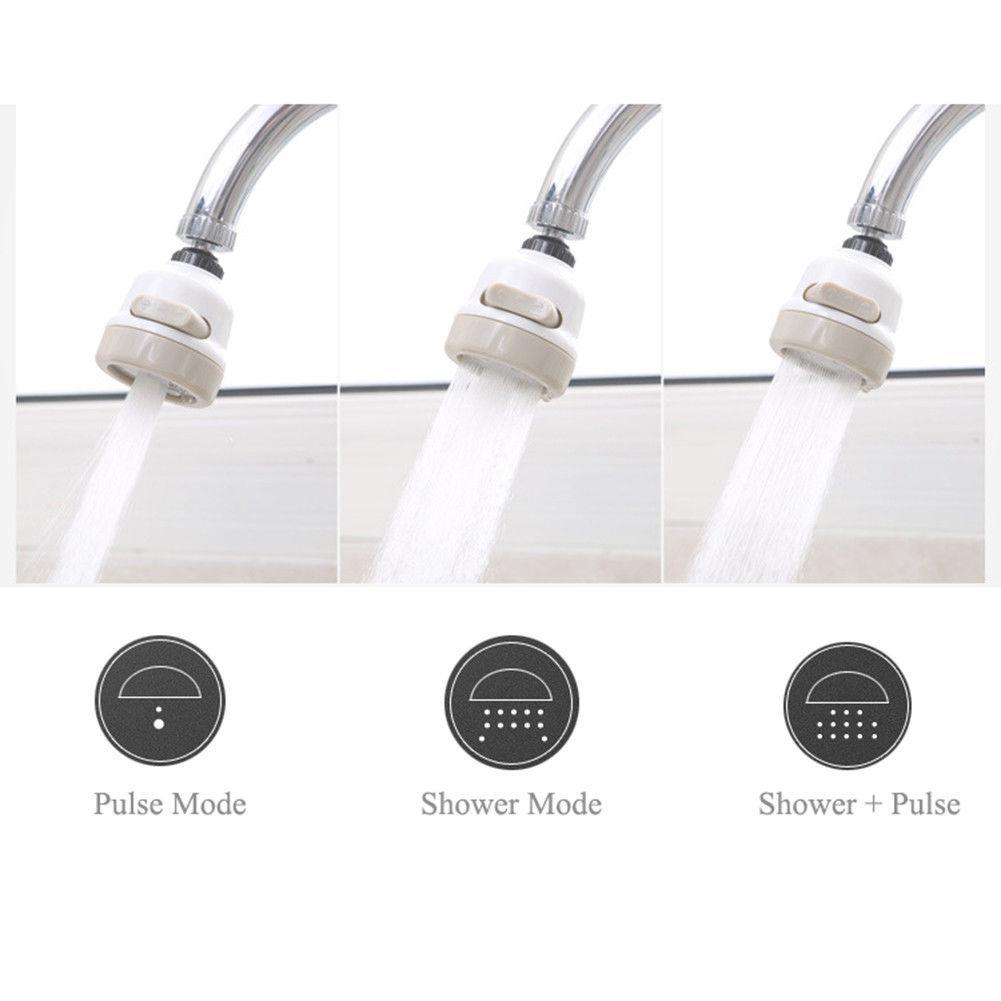 Adjustable Faucet 360 Degree Rotation Tap Head Kitchen Water Saving Nozzle Faucet Filter Attachment On The Crane