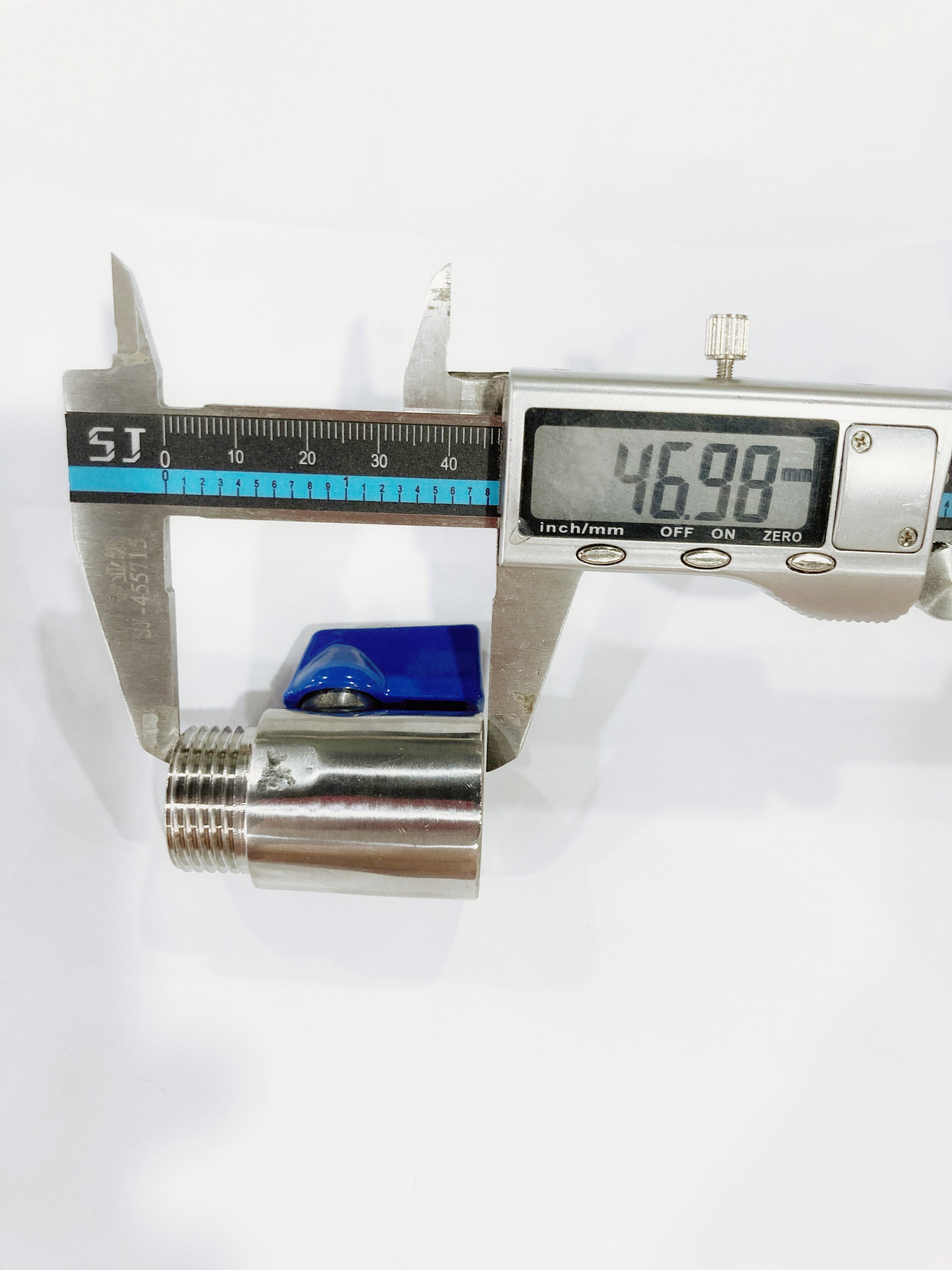 5/8" Stainless Ball Valve (Female x Male) for Beer/Gas Line Shut off Valve for Keg Couplers