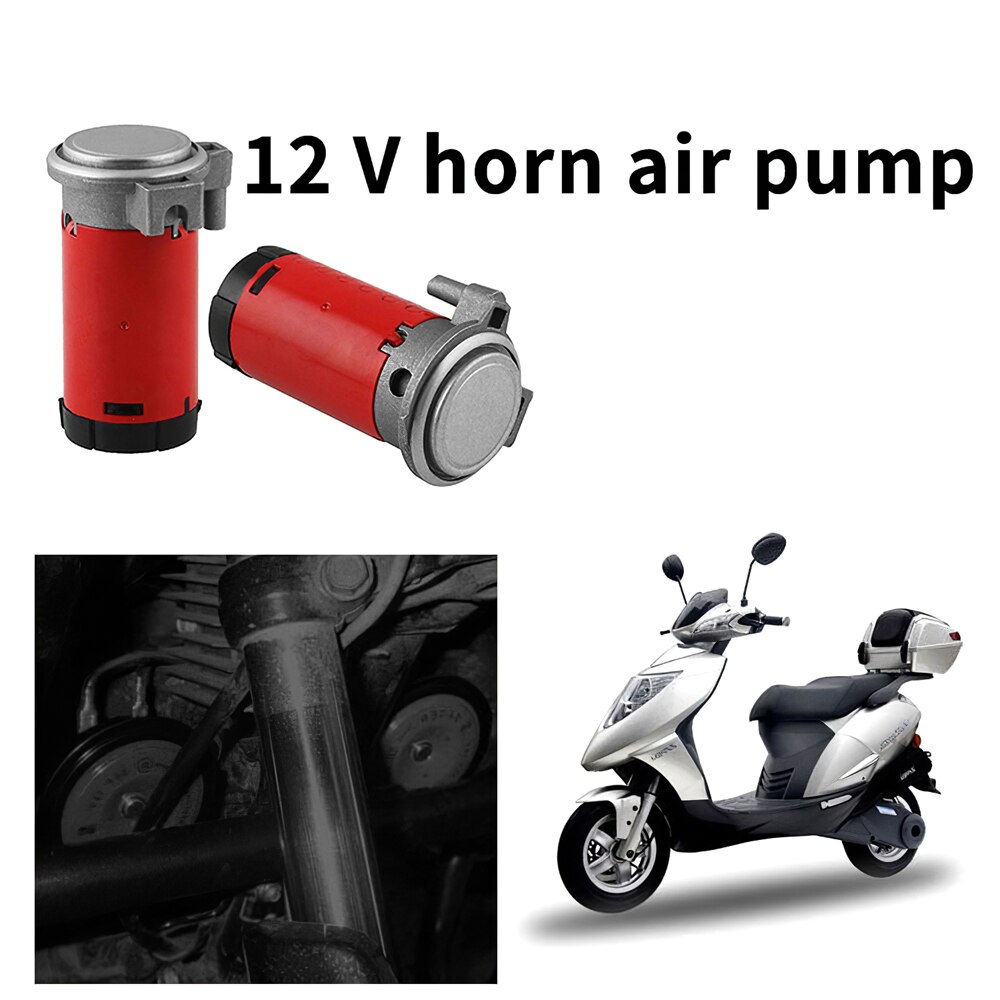 per trombe d'aria 12V compatibile camion veicolo treno moto sirena corno corna Claxon multi-tono compressore d'aria auto portatile