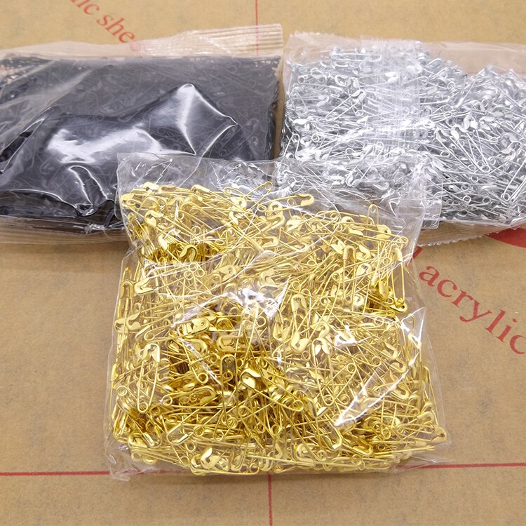 1000 Uds. B alfileres de seguridad para etiquetas de ropa Cuerdas/cordones uso DIY accesorios de ropa alfileres longitud 18mm-55mm