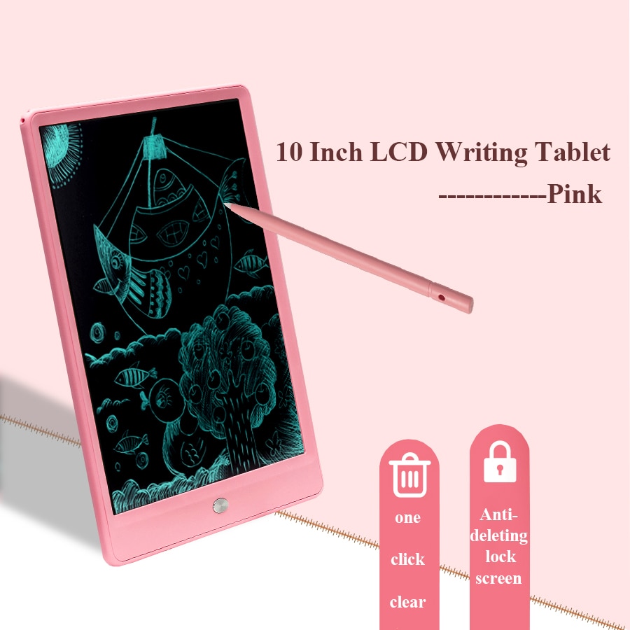 10 ''LCD Schreiben Tablet Bord Kinder Schreiben Pad Zeichnung Malerei Grafikkarte Kind Kreativität Phantasie Kind
