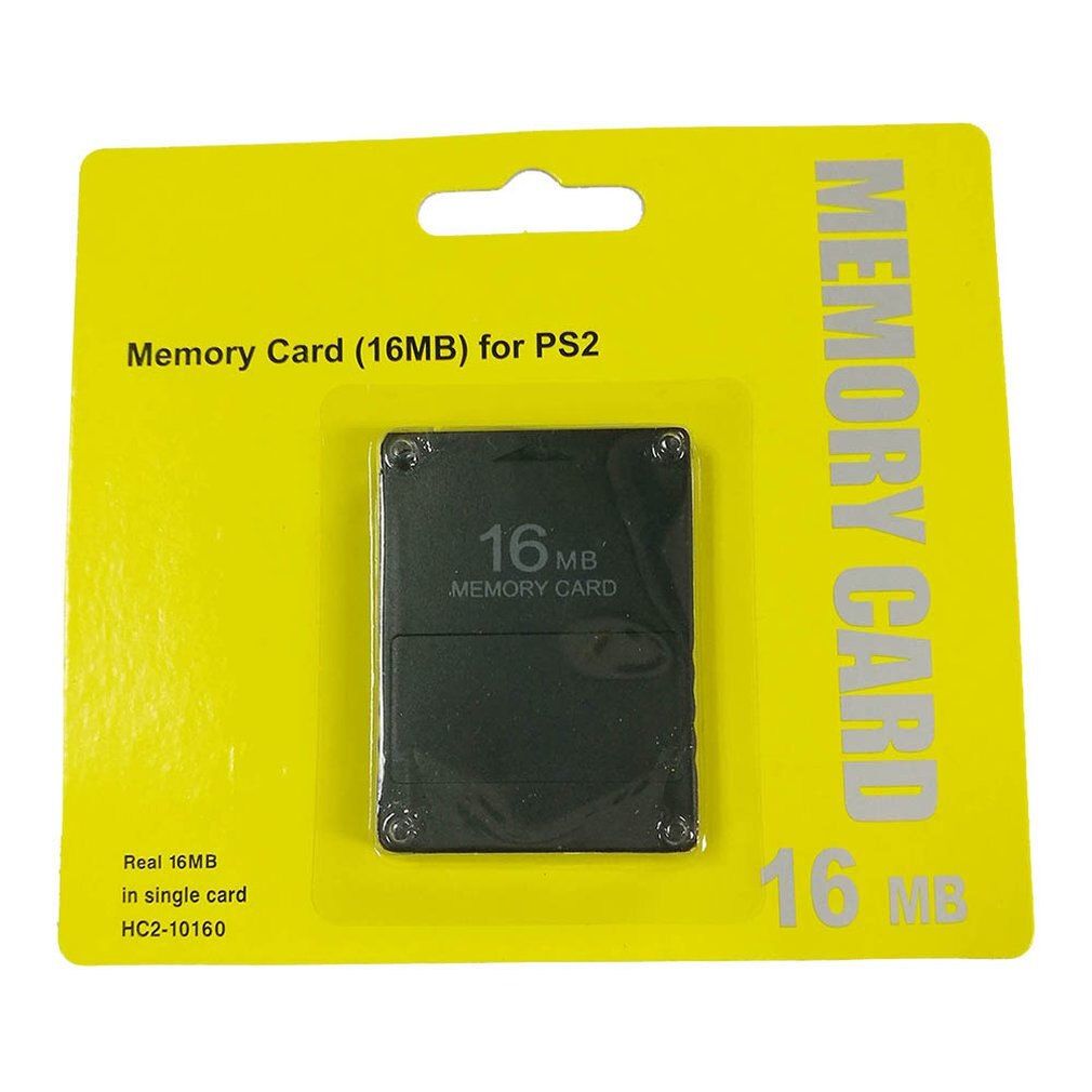Pour PS2 8MB/16MB/32MB/64MB/128MB/256MB carte mémoire cartes d'extension pour Sony Playstation 2 PS2 carte mémoire noire: 16MB