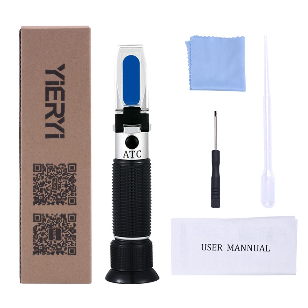 3 in 1 Wein Refraktometer 0-140 ° Oe 0-26 ° kmw Nabo 0-32% mas sacch Zucker Konzentration Meter Trauben Saft Flüssigkeit Index Tester Werkzeug: Karton Kasten