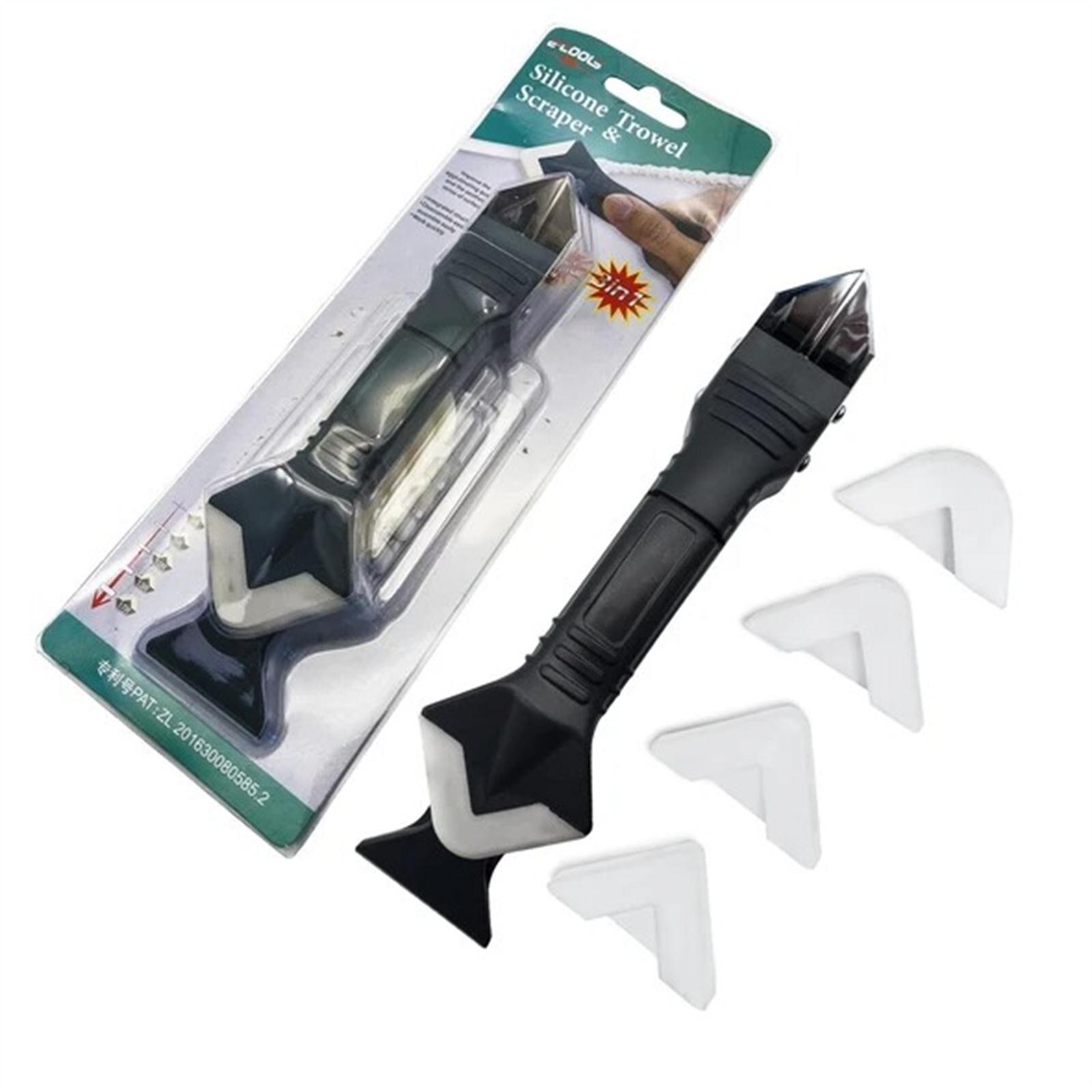 Kit d'outils pour enlever le mastic Silicone 5 en 1, moule à calfeutrage, finition lisse, outils utiles pour la maison