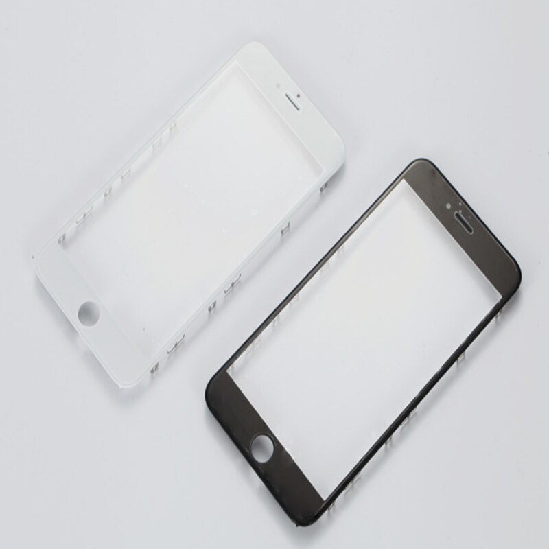 100% Unused Touch Panel Replacement For iPhone 5G 5S 6G 6S 6Plus Front Outer Screen Glass Lens With Frame Bezel Repair parts