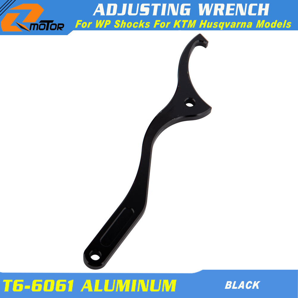 CNC Achter Demping Schokdemper Steeksleutel Tool Voor Voor KTM SX SXF XC XCF EXC Voor Husqvarna TE FE TC FC TX FX 125-501 Modellen: Black